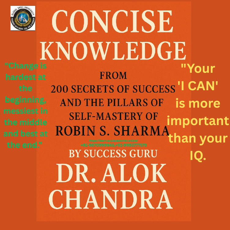 Concise knowledge from top 200 Secrets of Success