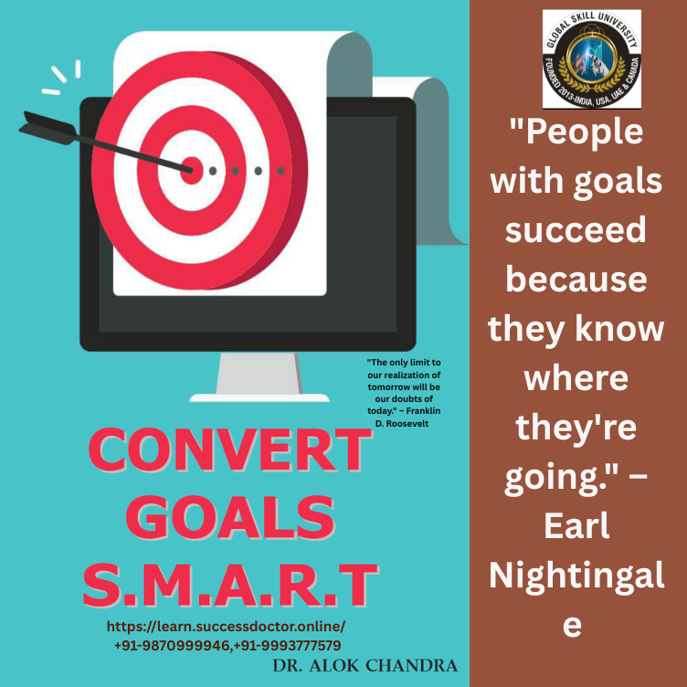 Covert to S.M.A.R.T GOALS